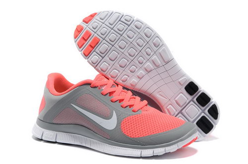 Nike Free Run 4.0 V3 Womens Grey Pink Low Cost